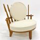 Fauteuil Guillerme et Chambron 1950s