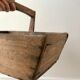 panier en bois ancien début XXème