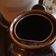 Vintage ceramic ball teapot