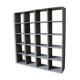 Bookcase locker vintage wooden shelf