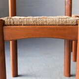 Rustic dining chairs, Italy, 1960's