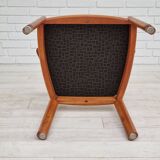1960s, Danish design, armchair, teak wood, wool, original very good condition