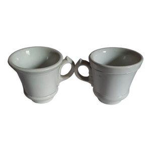Paire de tasses à café - creil