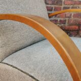 Pair of armchairs by Jindrich Halabala for Thonet 1950. Art deco