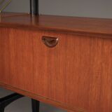Mid-Century Freestanding Wall System by Louis van Teeffelen for WéBé, 1950s