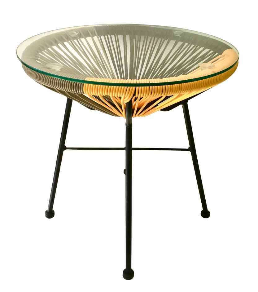 Scoubidou designer coffee table