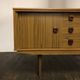 Vieille buffet milieu du siecle en teck design scandinave danois des années 70