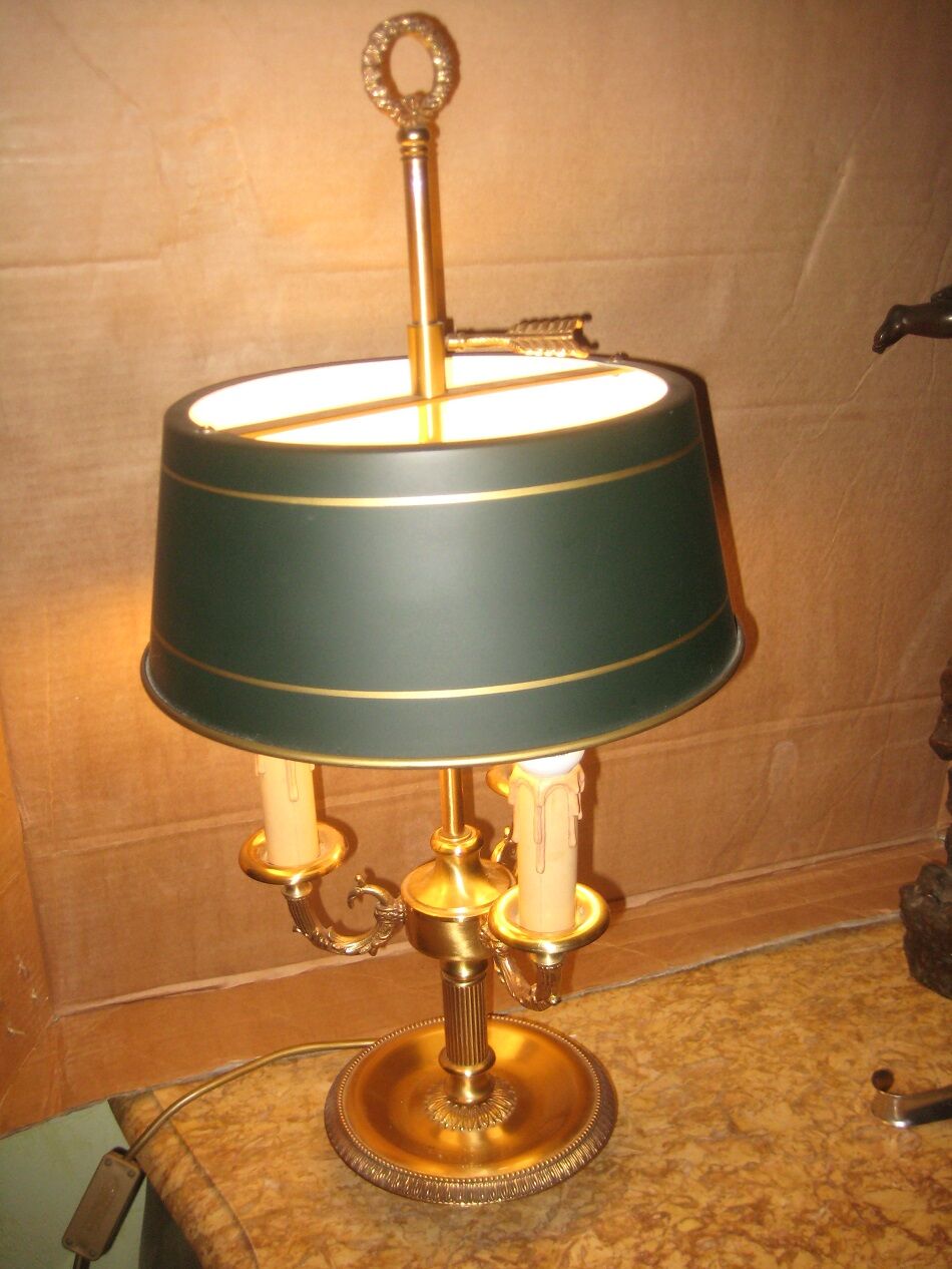 empire-style bottle-style desk lamp