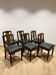 6 chaises art déco loupe de noyer