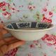 Former Melody Myott Bowl in English Iron Earth Blue Flowers