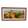 Old painting jean laville st germain roussillon + wooden frame