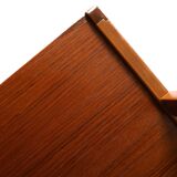 Scandinavian bookcase with storage compartment