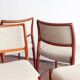 Set of 8 chairs #80 in teak by Niels O. Møller, JL Moller, Mid Century