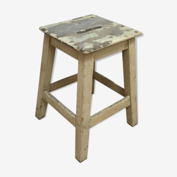 Tabouret ancien style shabby chic