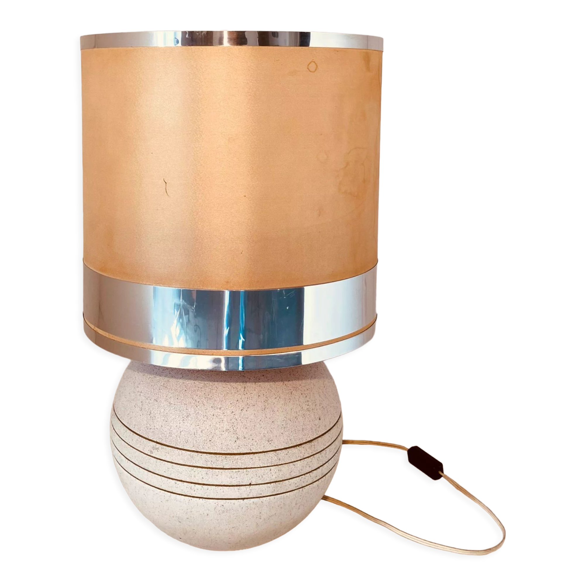 Ceramic table lamp, Italy 1970s