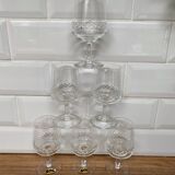 Set of 6 wine glasses
