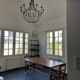 set of two black metal wall lights