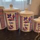 Lot 5 spice jars Digoin Sarreguemines