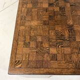 Danish coffee table in wenge end-grain mosaic Tranekaer Denmark