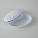Porcelain seashell box, Italian design, 1970s, production: Italy