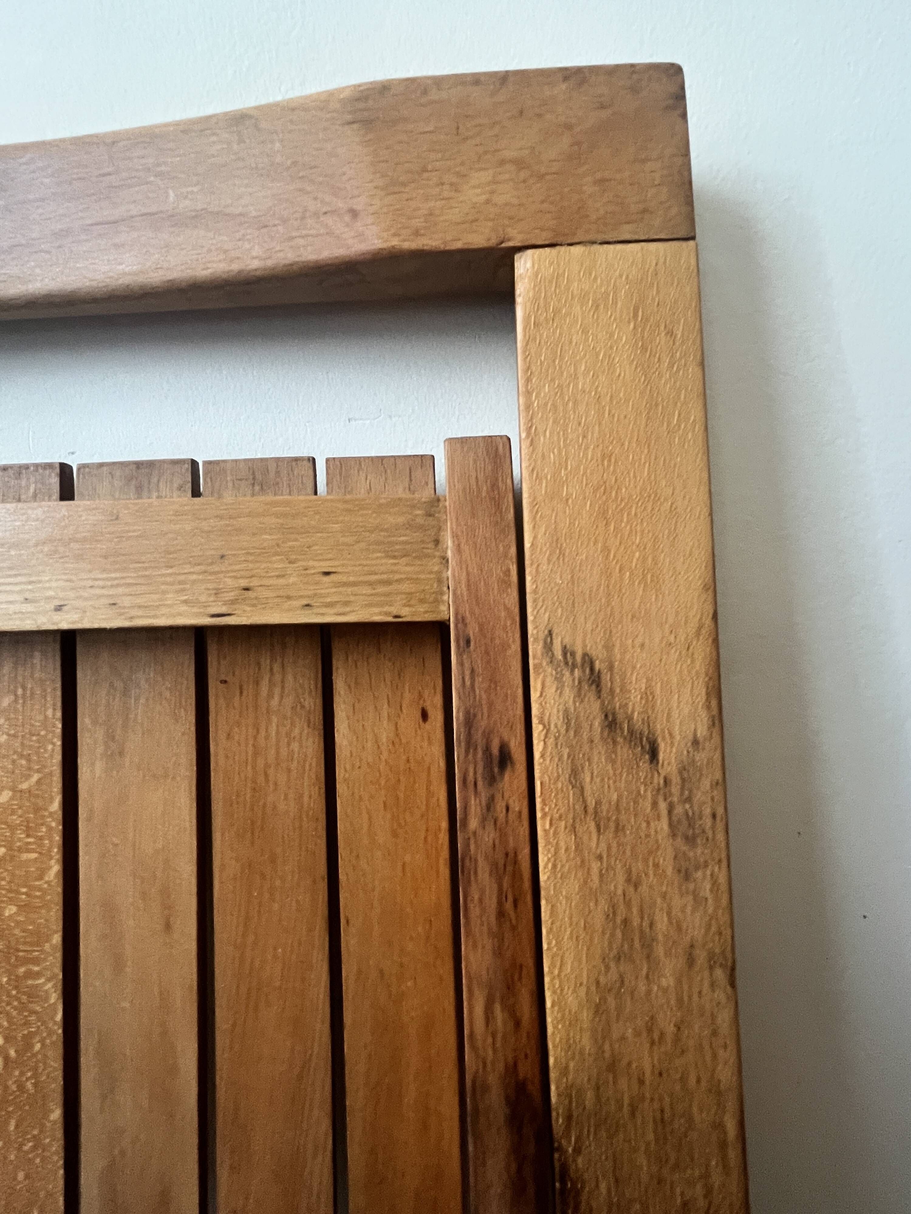 set of 4 italian wooden folding chairs by Aldo Jacober, design 1960 - 1970