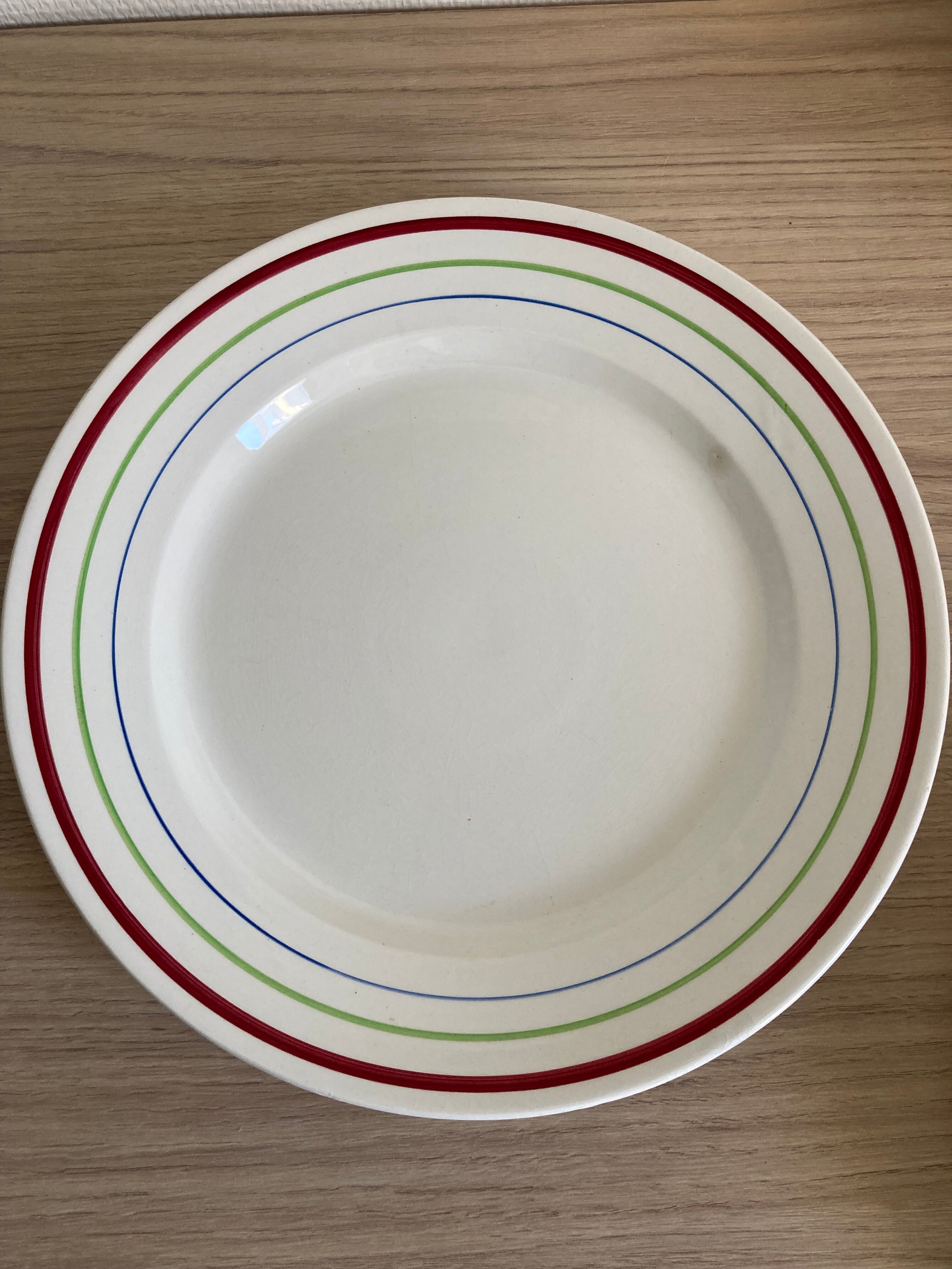 Service plates Gien pottery