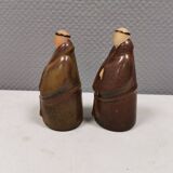 Two ceramic monks, from ENKÖPING ceramics Sweden 1970-80s