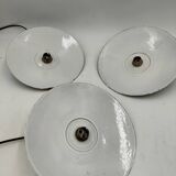 Three enamelled sheet metal suspensions