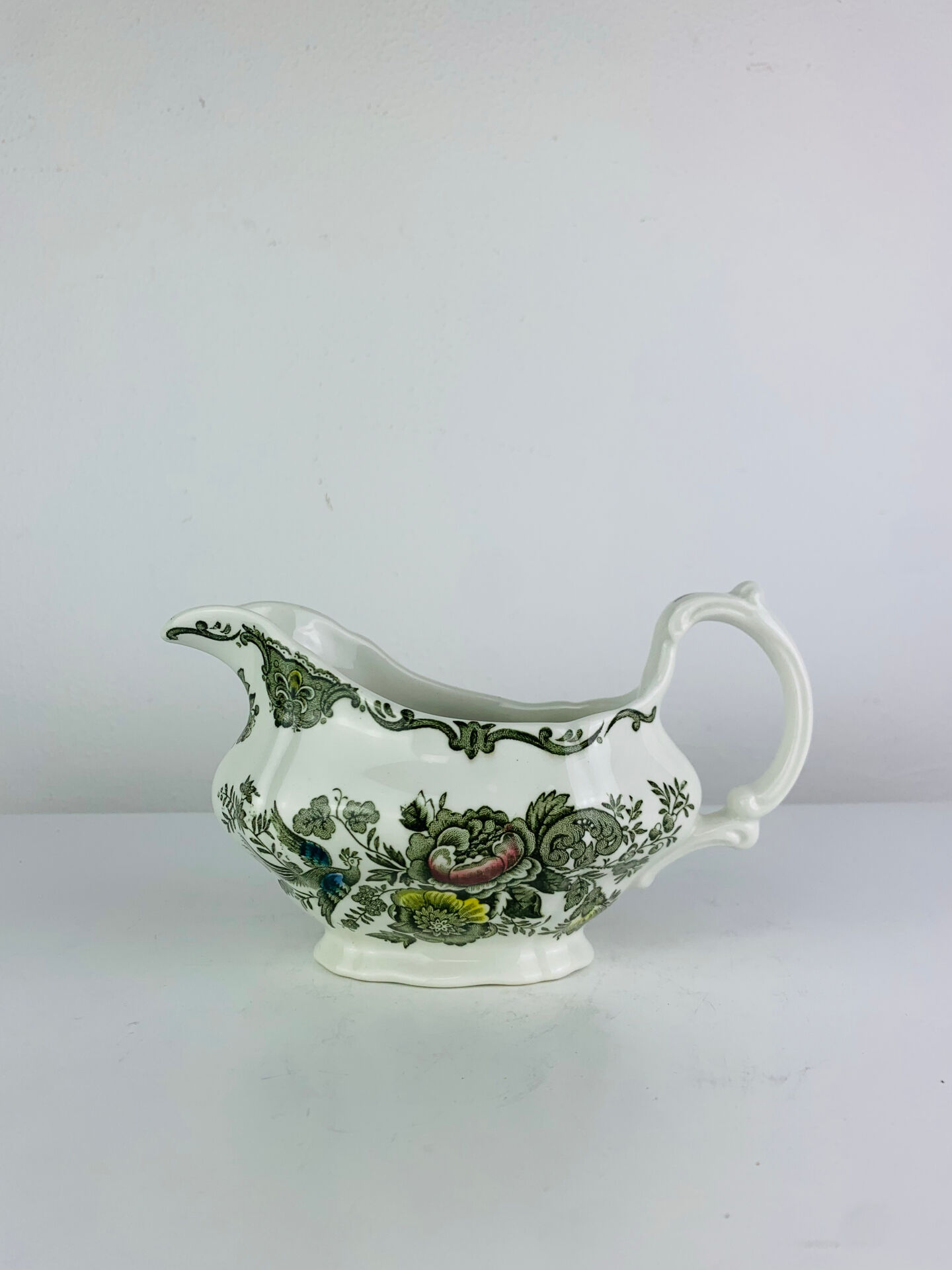 Pot à lait/crème modèle Windsor par Ridgway, faïence anglaise