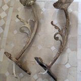 Brass sconces