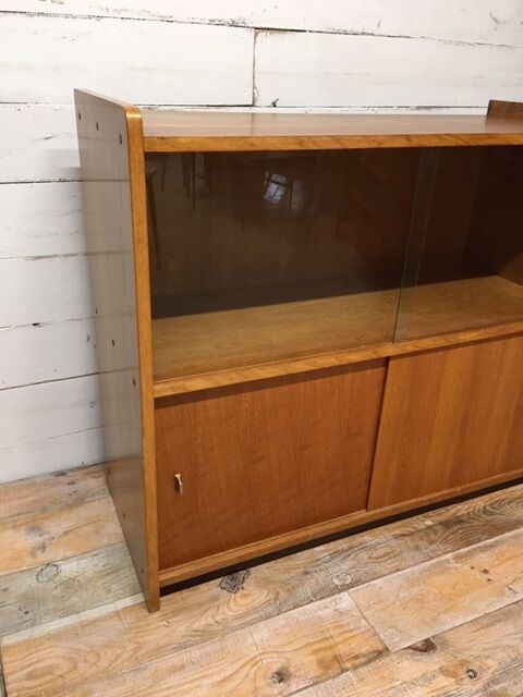 Buffet vitré portes coulissantes 1960