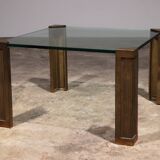 Glass Coffee table design by Peter Ghyczy 1970s model T14