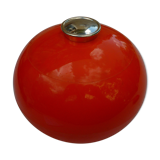 Orange ice bucket, vintage 70s