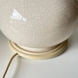 Vintage cracked glazed ceramic lamp – 1970s