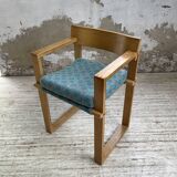 Set of 6 oak chairs with armrests Ate Van Apeldoorn