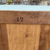 Antique celadon glass Parisian wardrobe H162