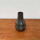 Vintage German brutalist ceramic gourd vase by Heinrich Fuchs for Luisenburg, 1970s.
