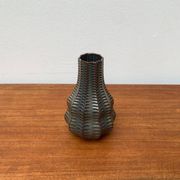Vintage German brutalist ceramic gourd vase by Heinrich Fuchs for Luisenburg, 1970s.