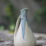 Denbac ceramic pitcher, small flamed ceramic pitcher
