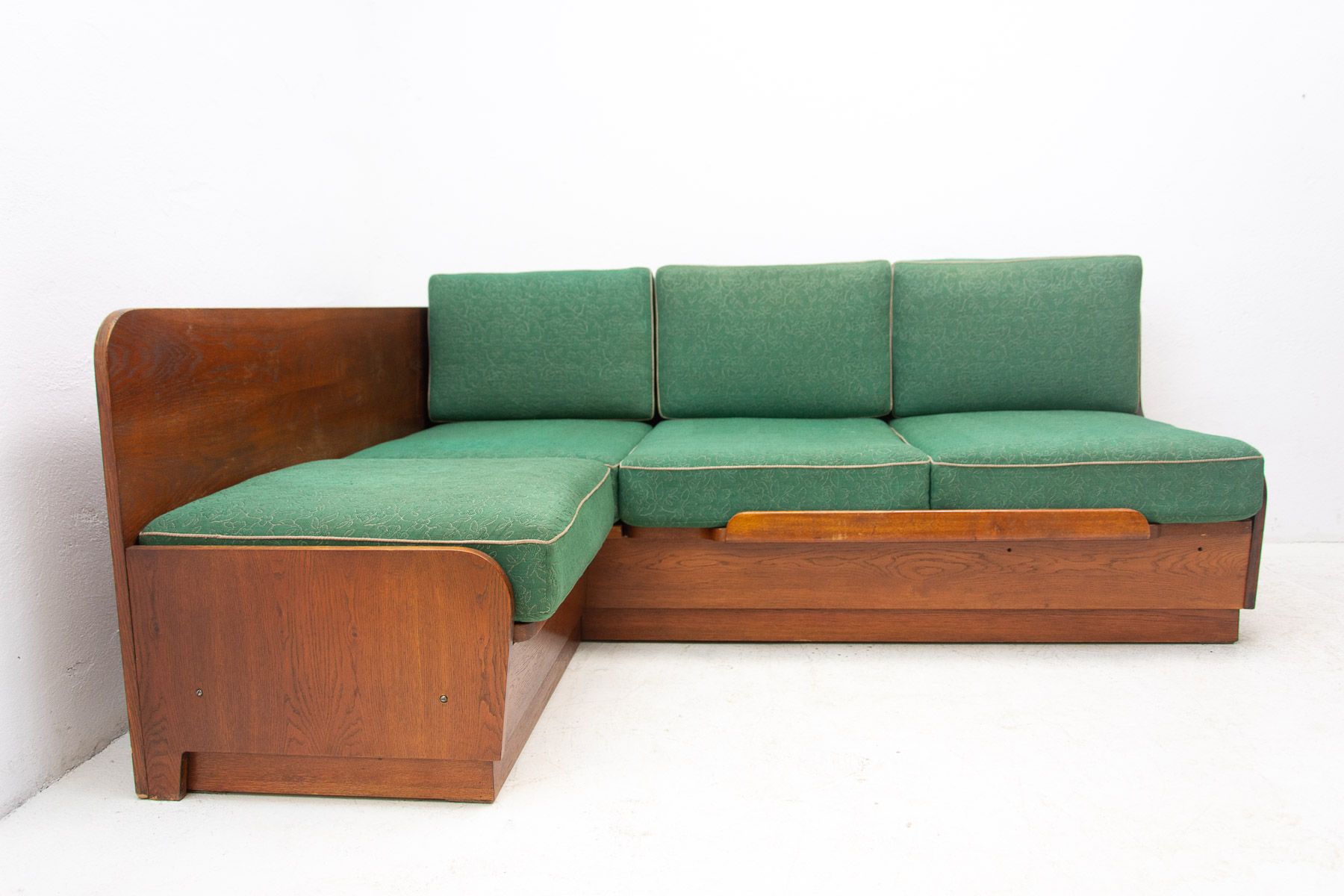 Mid Century Corner Folding Sofabed, 1960´s, Czechoslovakia