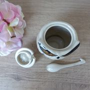 Vintage Ceramic Owl Sugar Bowl Made in Japan