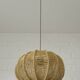 Vintage Rope Pendant Lamp / Handmade Rustic Chandelier/ Hanging Light 1970