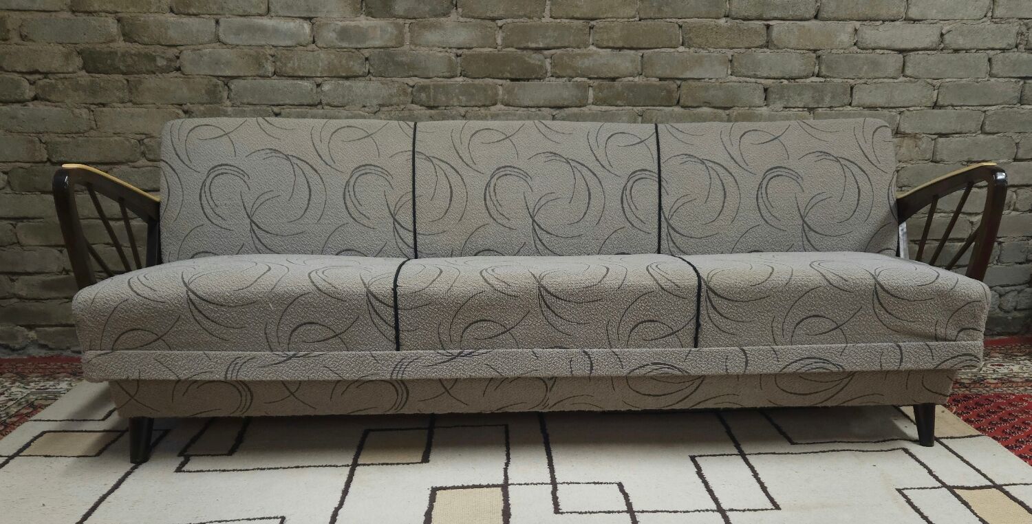 Vintage 1950s daybed sofa