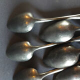 12 small tin spoons