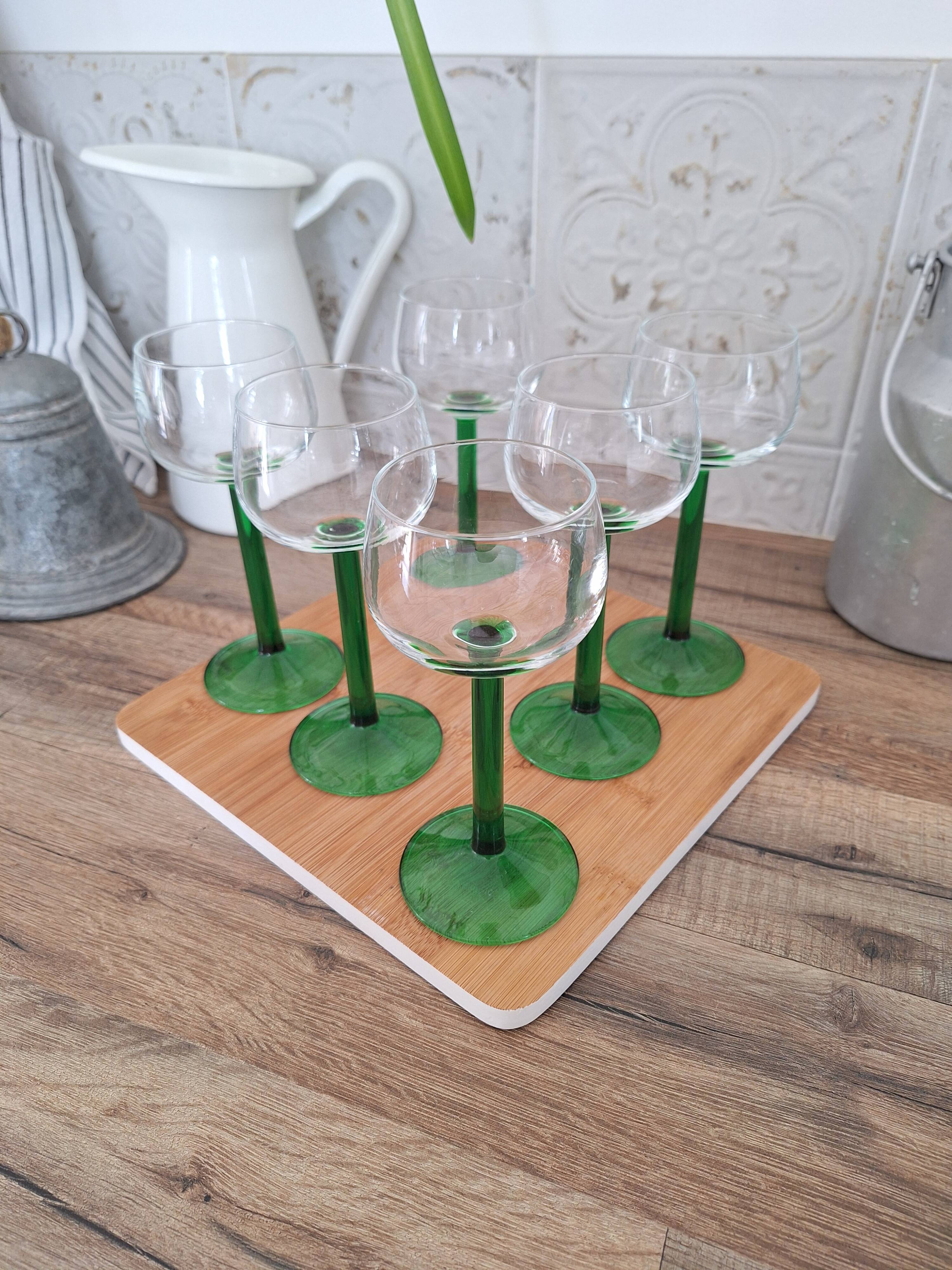 Verres à vin blanc d'Alsace