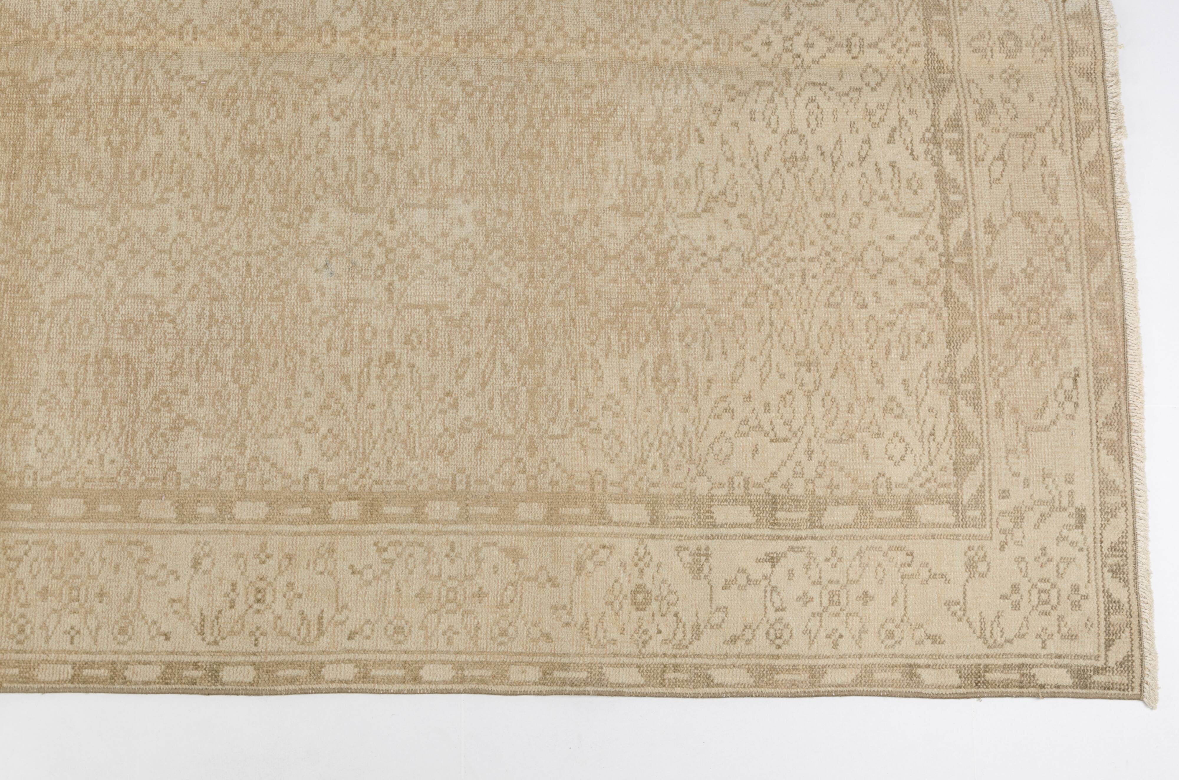 Vintage Oushak Turkish Rug sku2027