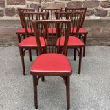 6 Baumann bistro chairs Nr 12 fanett 1960