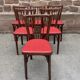 6 Baumann bistro chairs Nr 12 fanett 1960