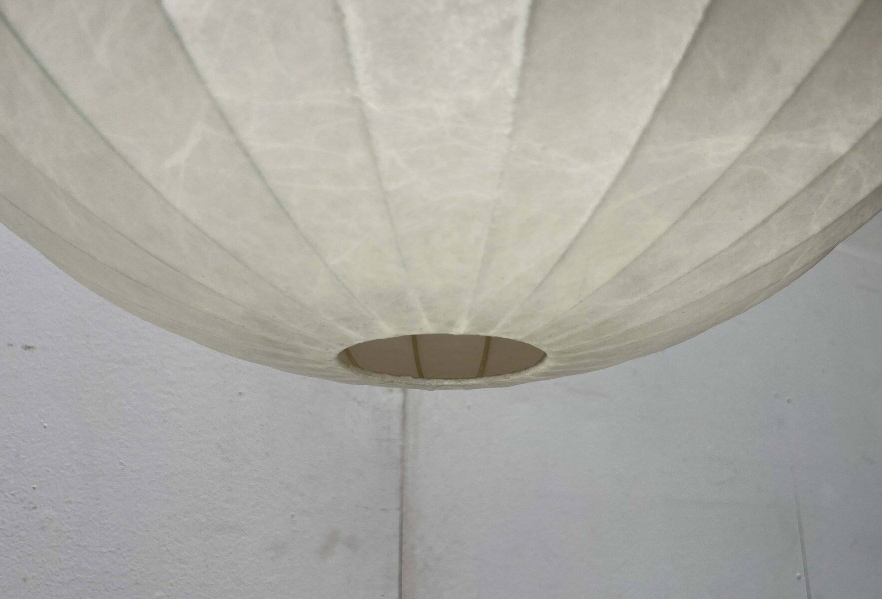 Mid-century modern Cocoon pendant lamp by Friedel Wauer for Goldkant Leuchten, Germany, 1960s.