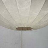 Mid-century modern Cocoon pendant lamp by Friedel Wauer for Goldkant Leuchten, Germany, 1960s.